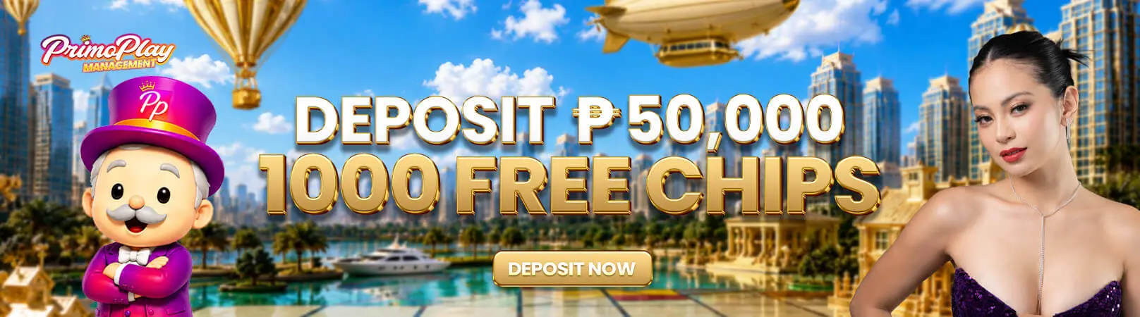 Deposit 50000 and get 1000 free chips