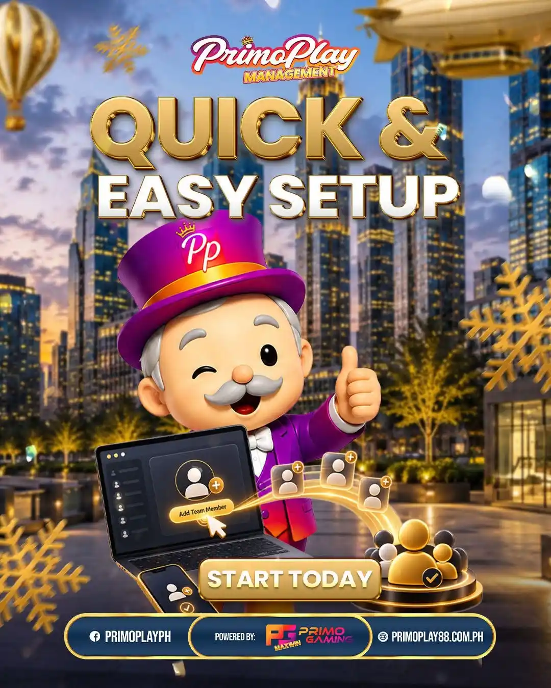 Primoplay888 - QUICK & EASY SETUP